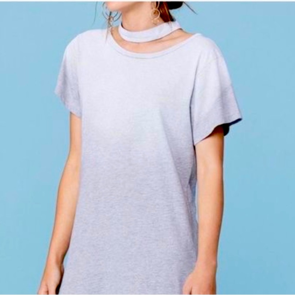 LNA Clothing choker tee dress